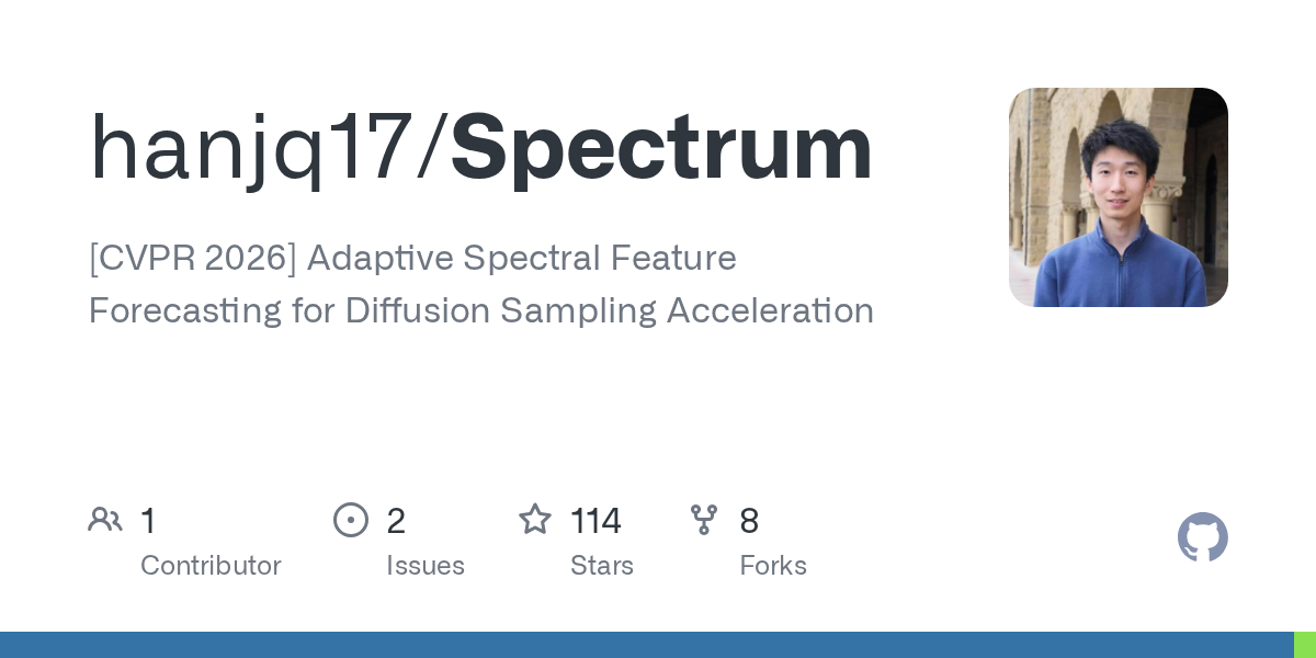 Spectrum: Adaptive Spectral Feature Forecasting for Diffusion Sampling ...